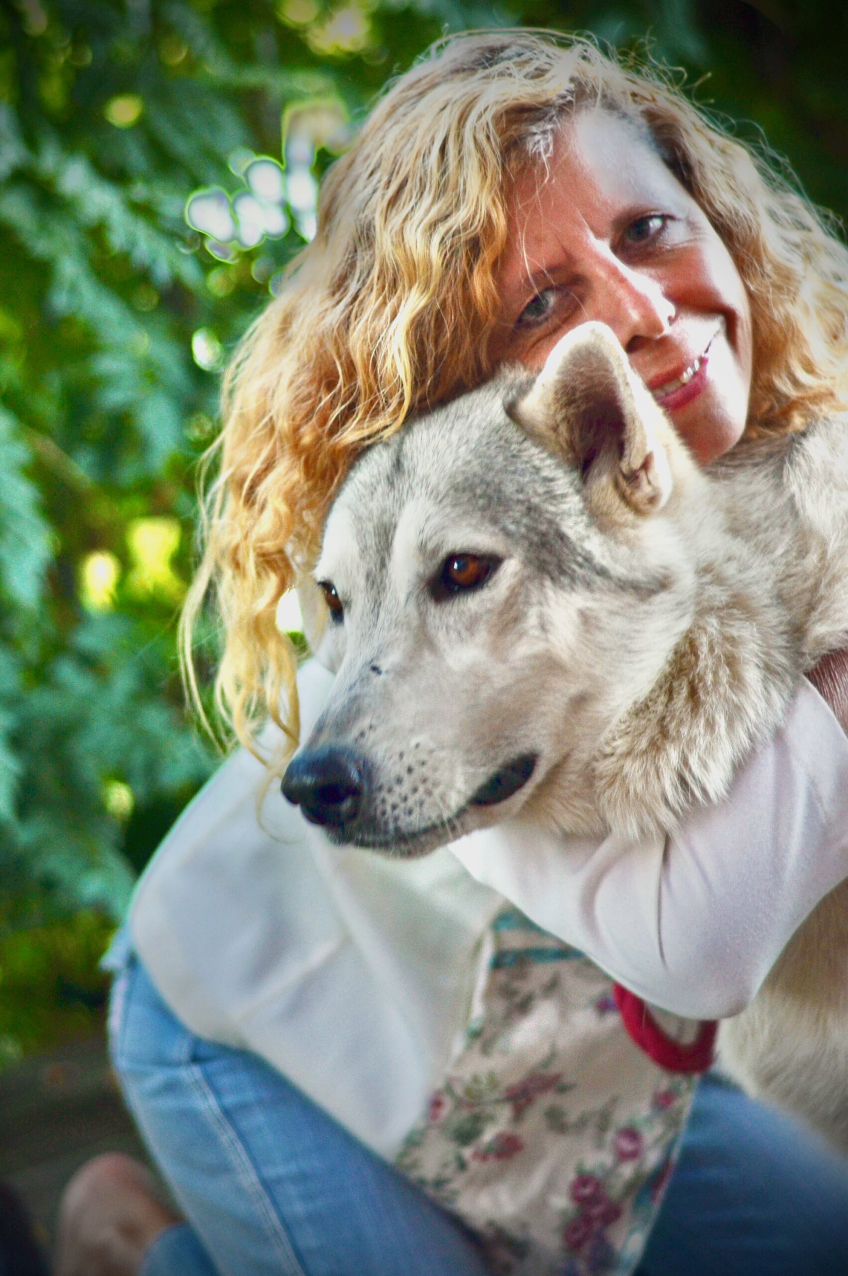 Valerie with Wolf